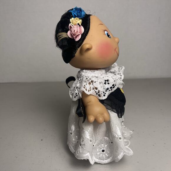 Mexican Doll Pituka Veracruzana Traditional Folk Muñeca Handmade Mexico - Picture 4 of 16